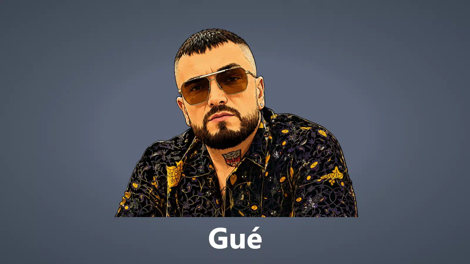 1. gue pequeno cartoon vignette for PC with grey background
