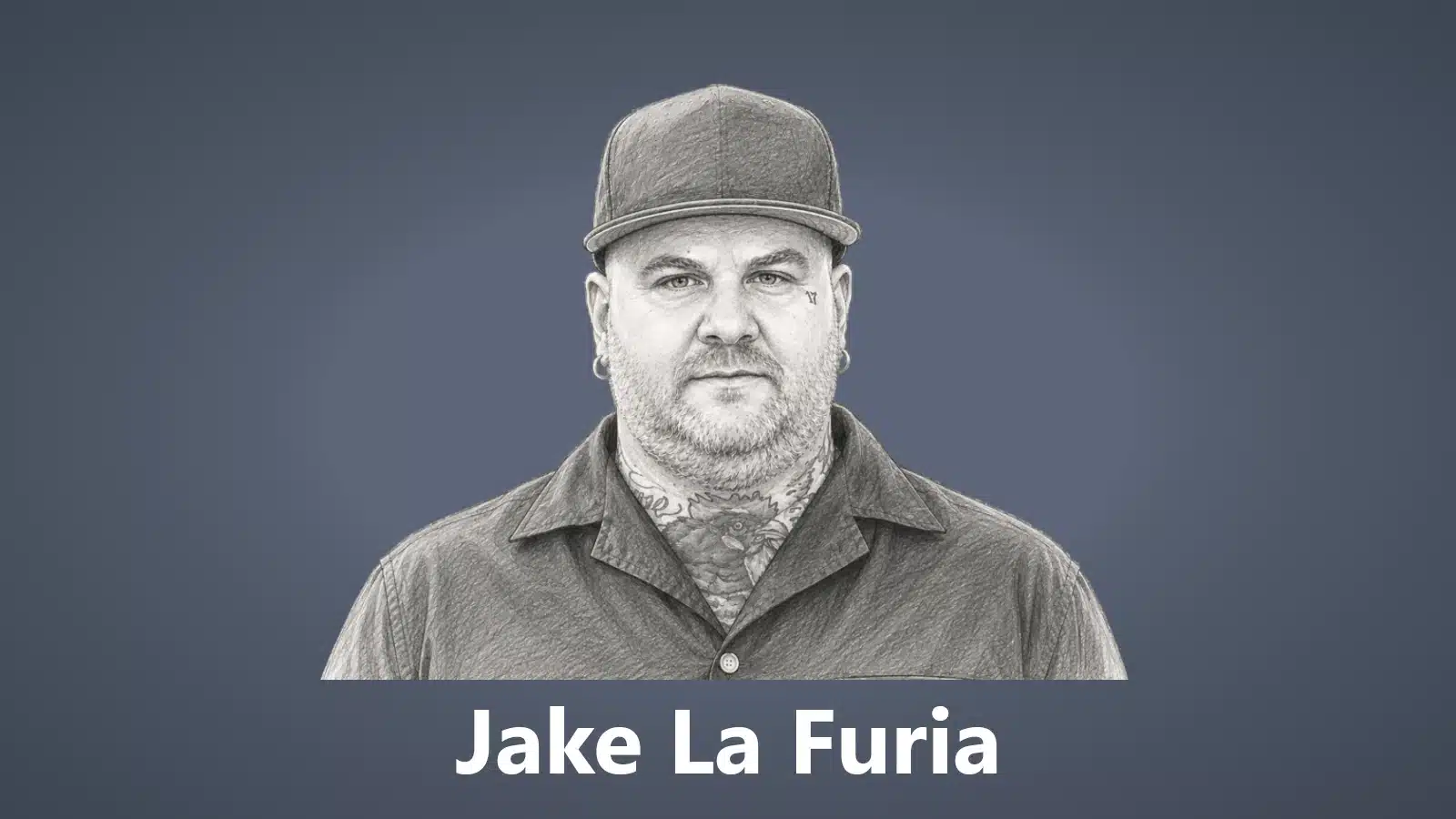 1. jake la furia sketch vignette for PC with grey background