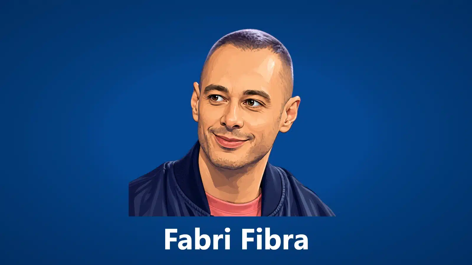 2. fabri fibra cartoon vignette or PC with blue background