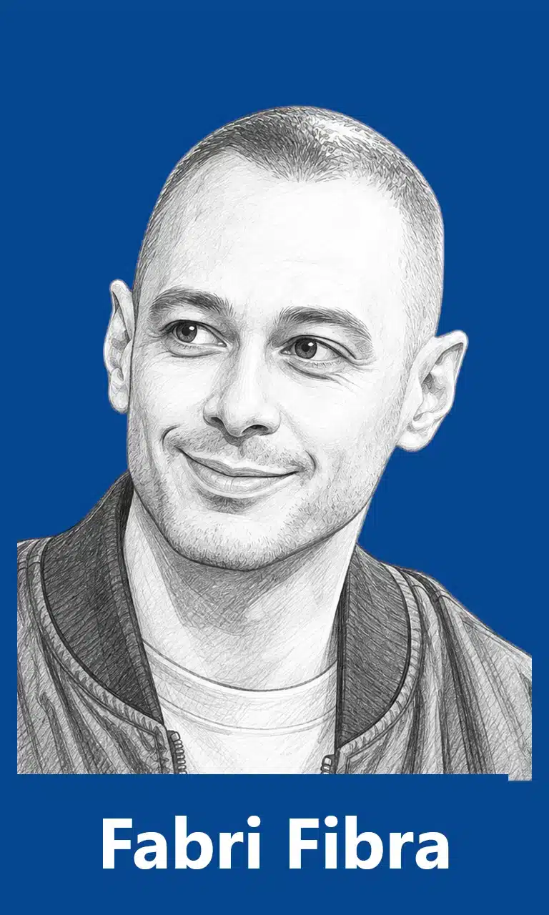 4. fabri Fabra sketch for mobile with blue background