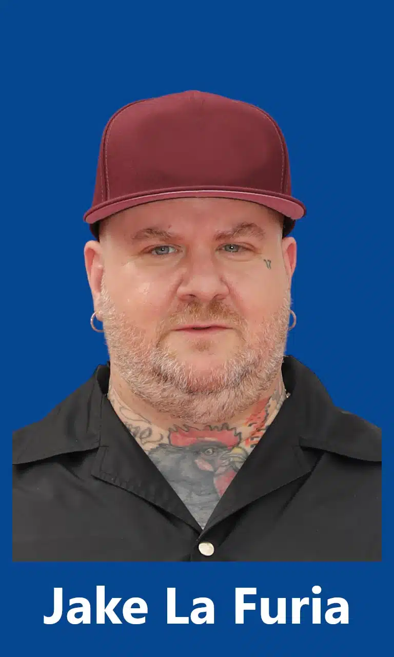 4. jake la furia photo for mobile with blue background