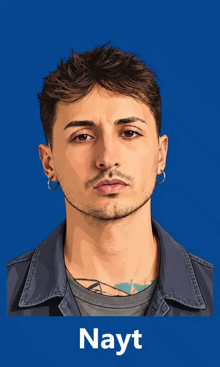4. nayt cartoon for mobile with blue background